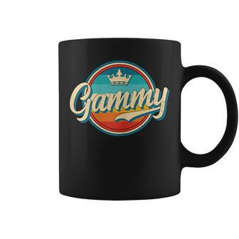 Womens Gammy Retro Name Funny Vintage Grandmother Gammy Coffee Mug - Seseable