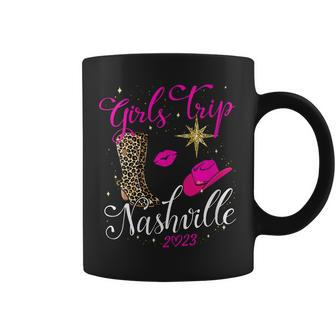 Womens Girls Trip Nashville 2023 For Womens Weekend Birthday Party Coffee Mug | Mazezy