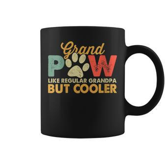 Womens Grandpaw Like Regular Grandpa But Cooler For Fathers Day Coffee Mug - Thegiftio UK