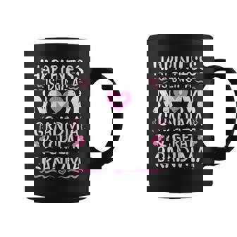 Womens Happiness Being Mom Grandma Great Grandma Mothers Day Women Coffee Mug | Mazezy