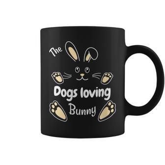 Womens Happy Easter Dogs Loving Bunny - Matching Family Easter Coffee Mug | Mazezy