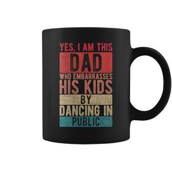 Womens I Am This Dad Who Embarrasses His Kids Funny Fathers Day Coffee Mug - Thegiftio UK