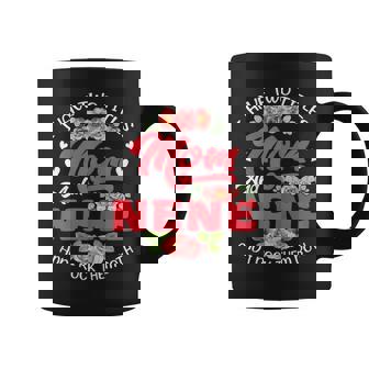 Womens I Have Two Titles Mom And Nene Cute Flower Mothers Day Coffee Mug - Seseable