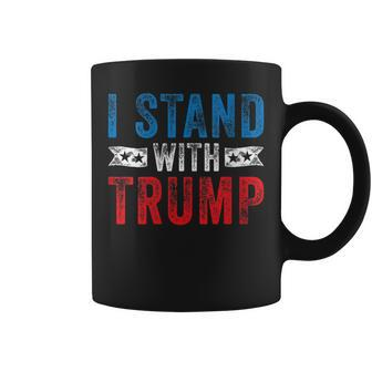 Womens I Stand With Trump 2020 Election Donald Maga Republican Gift Coffee Mug | Mazezy