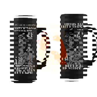 Womens Im Not Veterans Wife Im Veteran Veterans Day Gift Tee Coffee Mug | Mazezy