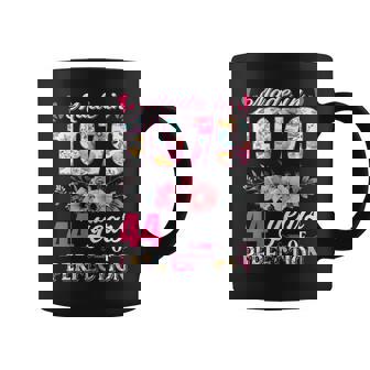 Womens Made In 1979 Floral 44 Year Old 44Th Birthday Gifts Women Coffee Mug | Mazezy