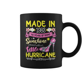 Womens Made In 1983 40 Year Old 40Th Birthday Decorations Coffee Mug | Mazezy