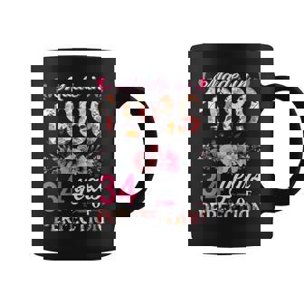 Womens Made In 1989 Floral 34 Year Old 34Th Birthday Gifts Women Coffee Mug | Mazezy