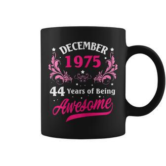 Womens Made In December 1975 1975 Birthday Gifts 44 Years Coffee Mug | Mazezy