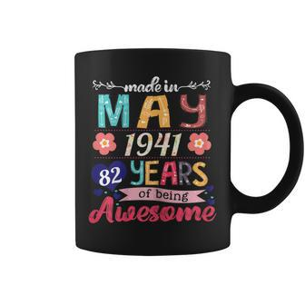 Womens Made In May 1941 82 Years Being Awesome 82Nd Birthday Coffee Mug | Mazezy