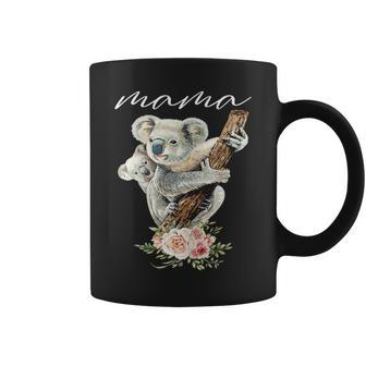 Womens Mama Koala New Mom Koala Bear Mommy Gift For Mother Coffee Mug - Seseable