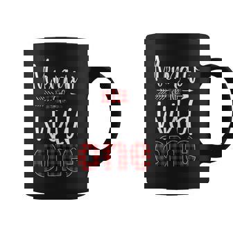 Womens Memaw Of The Wild One Buffalo Plaid Lumberjack 1St Birthday Coffee Mug - Seseable