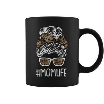 Womens Mom-Life Mothers-Day Leopard Print Mama Mommy Momma Coffee Mug - Thegiftio UK