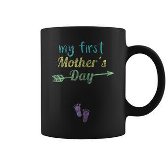 Womens Mothers Day Shirt My First Mothers Day Shirt Coffee Mug | Mazezy