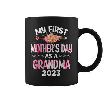 Womens My First Mothers Day As A Grandma Mothers Day 2023 Coffee Mug - Thegiftio UK
