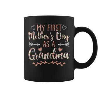 Womens My First Mothers Day As A Grandma Mothers Day 2023 Grandma  Coffee Mug