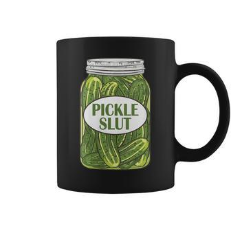 Womens Pickle Slut Who Loves Pickles Apaprel Coffee Mug | Mazezy
