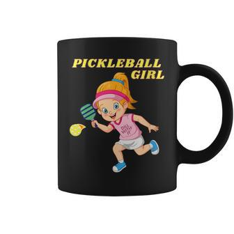Womens Pineiro Couture Funny Pickleball Girl Dill With It Pun Coffee Mug | Mazezy