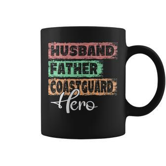 Womens Profession Dad Hero Father Coastguard Coffee Mug - Seseable