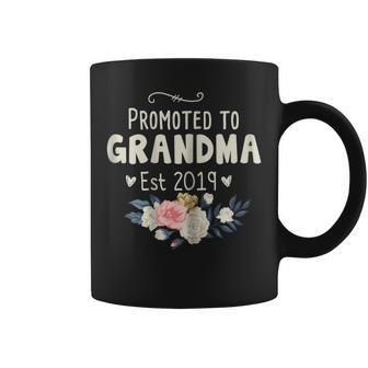 Womens Promoted To Grandma Est 2019 Mothers Day New Grandma Coffee Mug | Mazezy