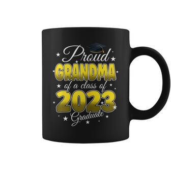 Womens Proud Grandma Of A Class Of 2023 Graduate Senior 2023 Coffee Mug - Thegiftio UK