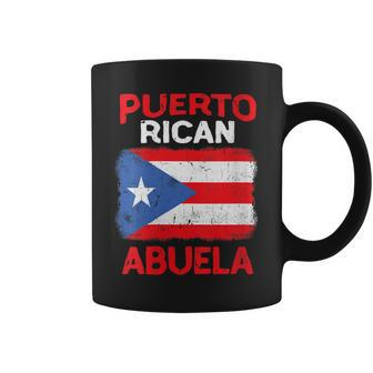 Womens Puerto Rico Ladies Abuela Grandma Flag Mothers Day Coffee Mug - Thegiftio UK