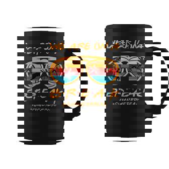 Womens Rainbow We Are On A Break Teacher Summer Break Hello Summer Coffee Mug | Mazezy