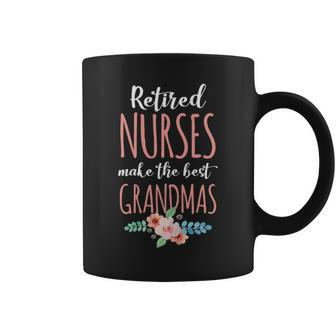 Womens Retired Nurse Nursing Retirements Gift For Grandmas Coffee Mug - Seseable