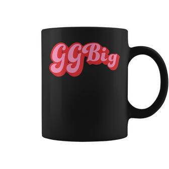 Womens Retro 70S Style Ggbig Reveal Sorority Big Little Sister Coffee Mug - Seseable