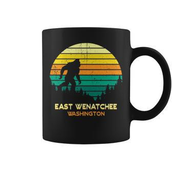 Womens Retro East Wenatchee Washington Big Foot Souvenir Coffee Mug - Seseable