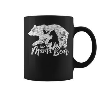 Womens Retro Mama Bear With Cub Cute Mothers Day Coffee Mug - Thegiftio UK