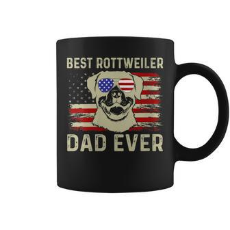 Womens Rottweiler Dog Dad Fathers Day Best Rottweiler Dad Ever Coffee Mug - Thegiftio UK