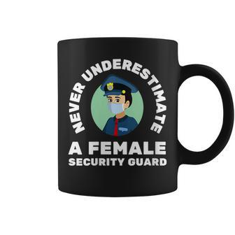 Womens Security Guard Bouncer And Security Officer - Female Officer Coffee Mug - Seseable