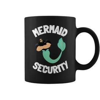 Womens Security Guard Bouncer And Security Officer - Mermaid Coffee Mug - Seseable