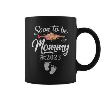Womens Soon To Be Mommy 2023 Mothers Day First Time Mom Pregnancy Coffee Mug | Mazezy
