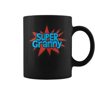 Womens Superhero Grandmother Super Granny Hero Coffee Mug - Seseable