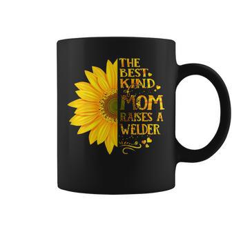 Womens The Best Kind Of Mom Raises A Welder Mothers Day Coffee Mug - Thegiftio UK