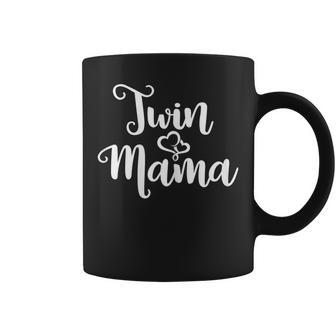 Womens Twin Mama Gender Reveals Mothers Day Mother Mom Gift Coffee Mug | Mazezy
