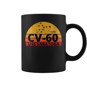 Womens Us Aircraft Carrier Cv-60 Uss Saratoga Coffee Mug - Seseable