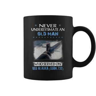 Womens Uss Alaska Ssbn-732 Submarine Veterans Day Father Day Gift Coffee Mug - Seseable