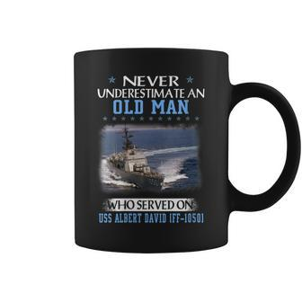 Womens Uss Albert David Ff-1050 Veterans Day Father Day Coffee Mug - Seseable