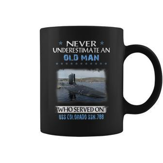 Womens Uss Colorado Ssn-788 Submarine Veterans Day Father Day Gift Coffee Mug - Seseable