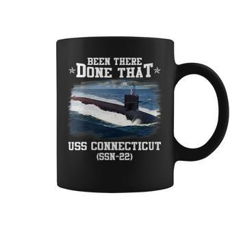 Womens Uss Connecticut Ssn-22 Submarine Veterans Day Father Day Coffee Mug - Seseable