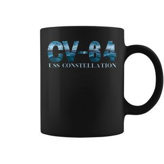 Womens Uss Constellation Navy Aircraft Carrier Ocean Design Coffee Mug - Seseable
