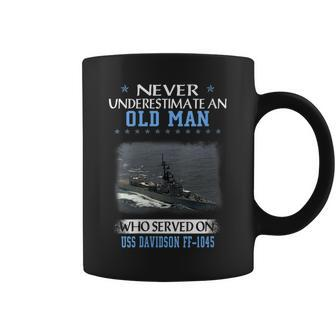 Womens Uss Davidson Ff-1045 Veterans Day Father Day Coffee Mug - Seseable