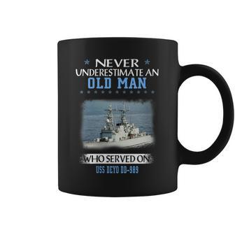 Womens Uss Deyo Dd-989 Destroyer Class Veterans Day Father Day Gift Coffee Mug - Seseable