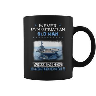 Womens Uss George Washington Cvn-73 Veterans Day Christmas Coffee Mug - Seseable
