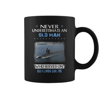 Womens Uss Illinois Ssn-786 Submarine Veterans Day Father Day Coffee Mug - Seseable