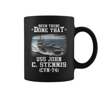 Womens Uss John C Stennis Cvn-74 Veterans Day Father Day Gift Coffee Mug - Seseable