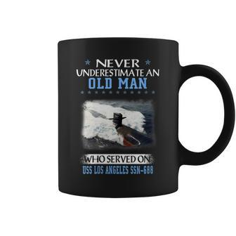Womens Uss Los Angeles Ssn-688 Submarine Veterans Day Father Day Coffee Mug - Seseable